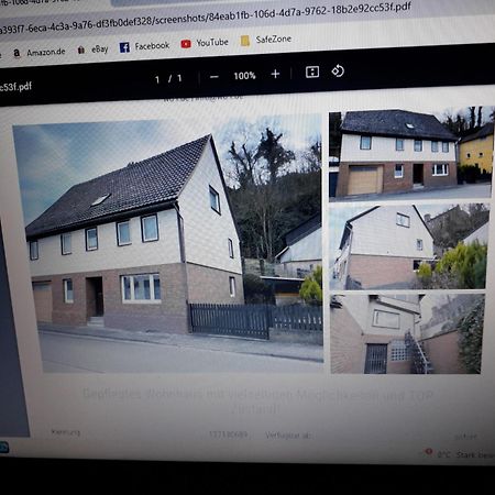 Geraeumiges Ferienhaus Beverungen Exteriör bild